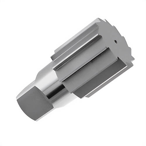 Qualtech DWRTPR3/4 Taper Pipe Reamer, 3/4 in, 3-1/4 in OAL, Round Shank, Straight Flute