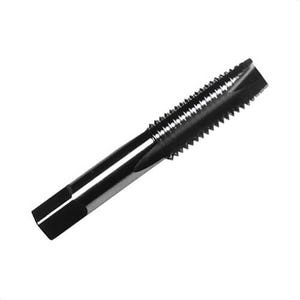 Qualtech DWT57104 Spiral Point Tap, Right Hand Cutting, #10-32 Thread, H3 Thread Limit, 2 Flutes, Bright, HSS