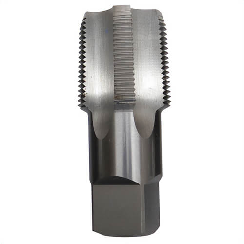 Qualtech DWT64011 Pipe Tap, 1-1/4-11-1/2 Thread, 7 Flutes, Right Hand Cutting Direction, HSS, Bright