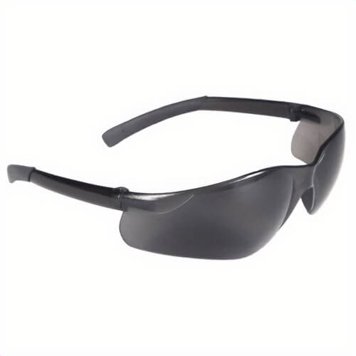 Radians® AT1-20 Rad-Atac™ Lightweight Safety Eyewear, Hard Coat/Impact-Resistant, Smoke Lens, Half Framed Frame, Smoke