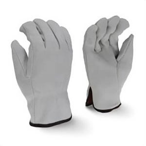 Radians® RWG4025M Split General Purpose Gloves, Drivers, Straight Thumb Style, Medium, Cowhide Leather Palm, Cowhide Leather