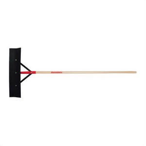 Razor-Back® 83111 Tough Duty Barn Scraper, 6 H x 24 in W x 14 ga Thick, Carbon Steel Blade, 60 in L Handle