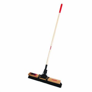 Razor-Back® BR24RG17 Super Socket Rough Surface Push Broom, 66-3/4 in OAL, 24 in W Sweep Face