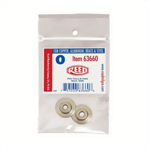 Reed 2PK-OSS Replacement Cutter Wheel, 0.16 in Blade, For Use with TC1Q, TC1.6Q, TC2Q, T10, T15 and T20 Tubing Cutters