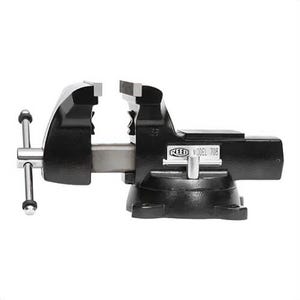 Reed 708 Mid-Line Vise, 8-1/4 in Jaw, 8 in Jaw Width, 4-3/4 in Throat Depth, Straight-line Pull, Unbreakable Nut