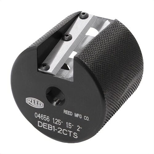 Reed DEB1-2CTS Deburring Tool, Knurled Grip, Aluminum Body