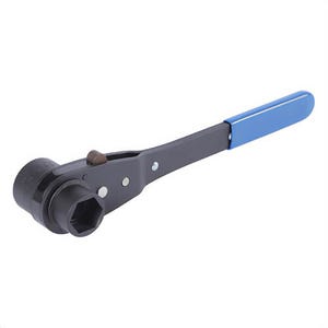 Reed Thru-Boltâ„¢ Dual Socket Ratchet Wrench, Value Line, Measurement System: Imperial, Economic, Blue