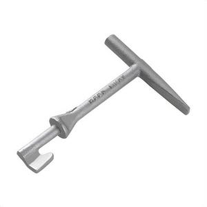 Reed MKDT T-Skeleton Lid Key, 7 in Overall Length, Ductile Iron, Silver