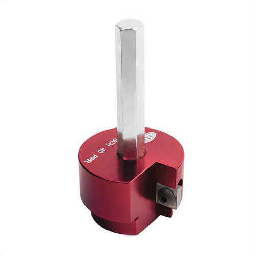 Reed PPR125 Clean Ream Extreme™ Pipe Fitting Reamer, 1-1/4 in, Plastic, 3/8 in Hex Shaft