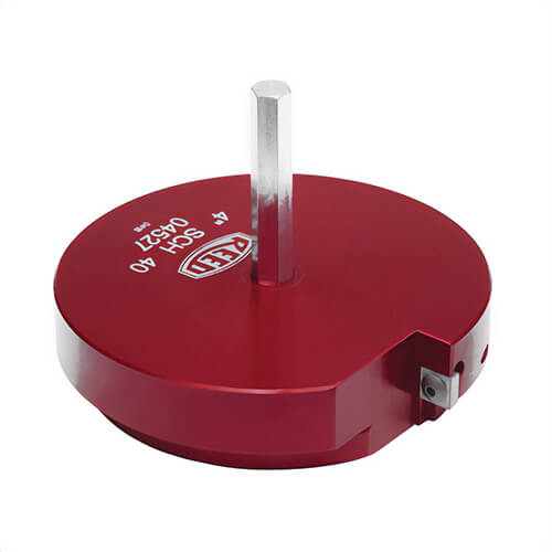 Reed PPR400 Clean Ream Extreme™ Pipe Fitting Reamer, 4 in dia, 3/8 in Hex Shaft, Applicable Materials: SCH 40 PVC, CPVC and ABS