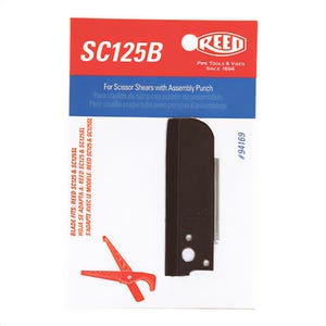 Reed SC125B Replacement Blade, For Use With: Reed SC125, SC125SL Scissor Shear, High Carbon Steel, Non-Stick Blades