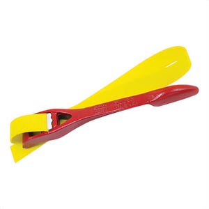 Reed SW12A30 Strap Wrench, 1/8 to 5 in, 7-1/2 in OD Tubing, Polyester Strap, 12 in L Handle, Ductile Iron Handle