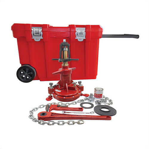 Reed TM1100 Combination Tapping and Drilling Machine, 3/4 to 1 in Pipe, 100 to 1300 mm OD actual pipe capacity