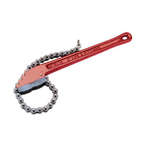 Reed WA36 Heavy Duty Chain Wrench, 1/2 to 4-1/2 in Pipe, 33 in OAL, Dual Reversible Jaw, 71 in Max OD