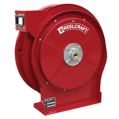 Reelcraft® 5600 OMP 5000 Full Flow Swivel Premium Duty Hose Reel, 3/8 in ID x 0.69 in OD x 30 ft L Hose, 3000 psi Pressure, Domestic