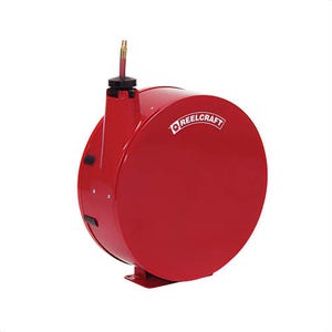 Reelcraft® 7850 ELP Heavy Duty Low Pressure Enclosed Style Hose Reel, 1/2 in ID x 3/4 in OD x 50 ft L Hose, 300 psi Pressure