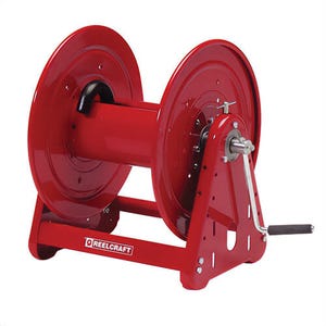 Reelcraft® CA33112 L 30000 Heavy Duty Hose Reel, 3/4 in ID x 1-3/40 in OD x 100 ft L Hose, 1000 psi Pressure, 17-3/4 in dia x 12 in W Reel