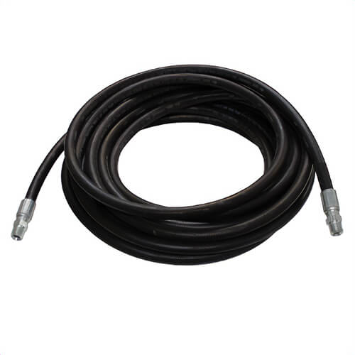 Reelcraft® S6-260044 100 R2T 2-Wire High Pressure Hose Assembly, 1/4 in ID x 20 ft L Hose, 5000 psi Pressure, 1/4 in MNPTF Inlet x 1/4 in MNPTF Outlet