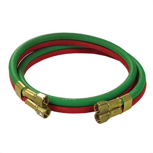 Reelcraft® S601026-7 Inlet Hose Assembly, 3/4 in ID x 7 ft L Hose, 250 psi Pressure, 3/4 in MNPTF Inlet x 3/4 in MNPTF Outlet, 150°F Temperature Rating