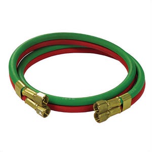 Reelcraft® S601026-7 Inlet Hose Assembly, 3/4 in ID x 7 ft L Hose, 250 psi Pressure, 3/4 in MNPTF Inlet x 3/4 in MNPTF Outlet, 150°F Temperature Rating