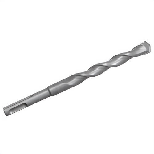 Relton 207-9-6 Single Cutter Hammer Bit, 9/16 in Drill Bit, SDS+ Shank, 4 in D Cutting, Carbide Cutting Edge, 6 in OAL