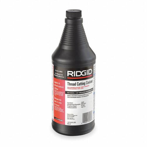 Ridgid® 30693 Water Soluble Thread Cutting Coolant, 1 qt Squeeze Bottle, Mild Petroleum, Liquid, Amber
