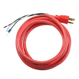 Ridgid® 31938 Power Cord with Plug, for Use with Model B-500 Transportable Pipe Beveller and 700 Portable Power Drive, 115 VAC