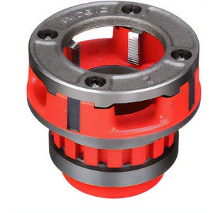 Ridgid® 37415 Hand Threader Die Head 12-R, 2 in Nominal, NPT Thread, Right Hand Thread Direction, Alloy Steel Die