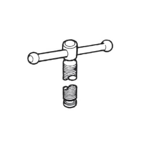 Ridgid® 40355 Feed Screw, for Use with Model 21, 21A Bench Yoke Vise and Model 39 Kit Yoke Vise