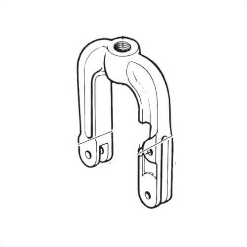 Ridgid® 40620 Yoke and Hook Assembly, for use with: Model 27/27A Bench Yoke Vise