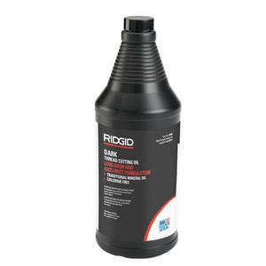 Ridgid® 41590 Dark Thread Cutting Oil, 1 qt, Mild Petroleum, Liquid, Black