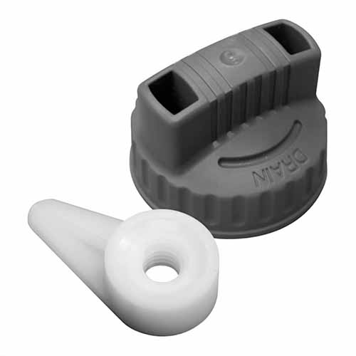 Ridgid® 41598 Replacement Filter Nut and Drain Cap, for use with NP NXT Wet/Dry Vacuum