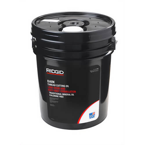 Ridgid® 41600 Dark Thread Cutting Oil, 5 gal Bucket, Mild Petroleum, Liquid, Black
