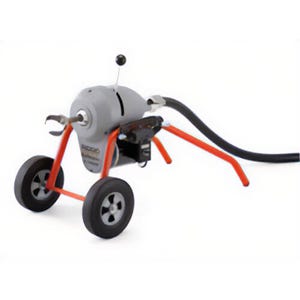 Ridgid® 46902 Sectional Drain Cleaning Machine, 3 to 10 in Drain, 300 ft Maximum Run, 1 hp, 115 VAC, 15 A