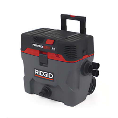 Ridgid® 50328 ProPack® Specialty Wet and Dry Vacuum, 9 A, 10 gal Tank, 5 hp Power Rating
