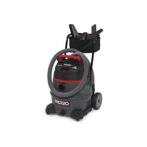Ridgid® 50358 Wet and Dry Vacuum with Cart 2-Stage, 14 gal Tank, 11.5 A, Polypropylene Housing