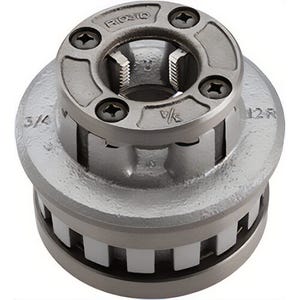 Ridgid® 51862 Hand Threader Die Head 12-R, 3/4 in Nominal, NPT Thread, Right Hand Thread Direction, HSS Die