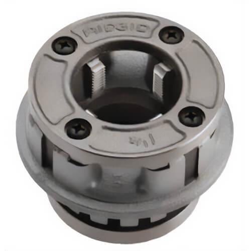 Ridgid® 51877 Hand Threader Die Head 12-R, 1-1/2 in Nominal, NPT Thread, Right Hand Thread Direction, HSS Die