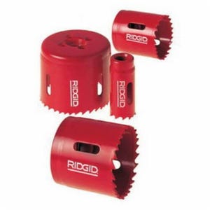 Ridgid® 52810 Hole Saw, Variable Pitch, 1-1/4 in dia, 1-1/2 in Cutting Depth, 3/5 TPI, M3 High Speed Steel Cutting Edge