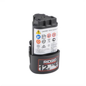 Ridgid® 55183 Rechargeable Advanced Lithium Battery RB-1225, 12V, 2.5 Ah