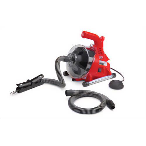 Ridgid® 55808 PowerClear™ Drain Cleaning Machine, 3/4 to 1-1/2 in Drain Line, 120 VAC
