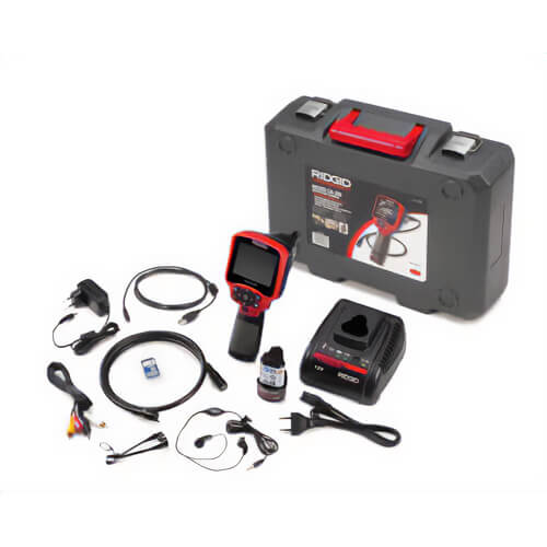 Ridgid® 55898 Micro CA-350 Inspection Camera, Power Source Rechargeable Battery, microReel™/nanoReel®, 12V Battery
