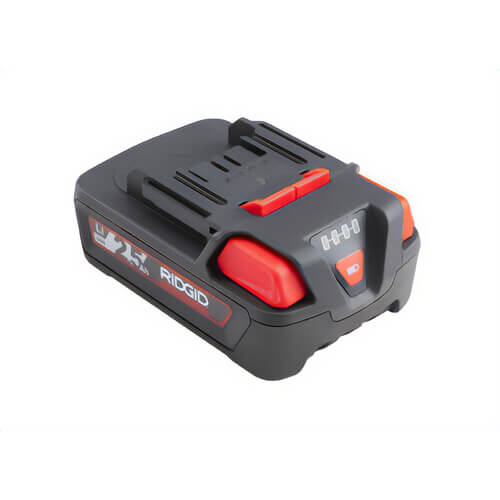 Ridgid® 56513 Advanced Rechargeable Battery, 2.5 Ah 18 VDC Lithium-Ion Battery, for Use with Model RP350/RP340 Pressing Tool