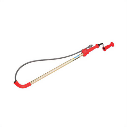 Ridgid® 56658 Toilet Auger with Bulb Head, Heavy Duty Cable, 6 ft
