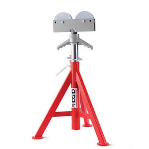 Ridgid® 56667 Low Head Roller Pipe Stand RJ-98, 12 in Pipe, 1000 lb Load