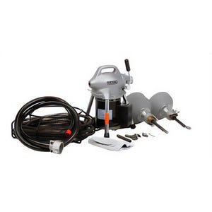 Ridgid® 59000 Sectional Drain Cleaning Machine, 3/4 to 4 in Drain, 1/6 hp, 115 VAC, 4 A, 400 RPM, 12 in L x 13 in W x 17-1/2 in H