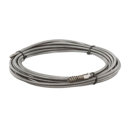 Ridgid® 62235 Hollow Core Cable C-2 with Drop Head Auger, 5/16 in dia x 25 ft L, Steel, 3/4 to 1-1/2 in Drain Line
