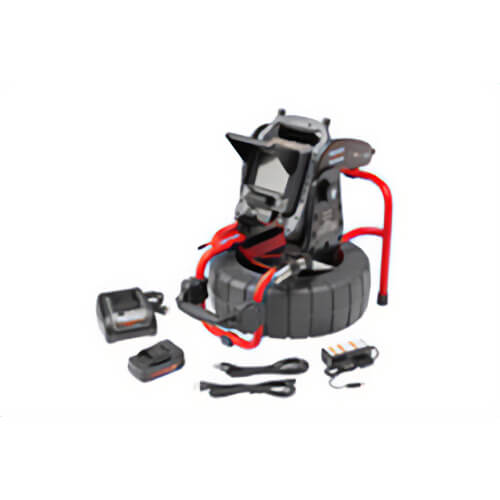 Ridgid® 63828 SeeSnake® Compact C40 Camera System with TruSense® Technology, 1-1/2 to 6 in Pipe, 18V Lithium-Ion Battery