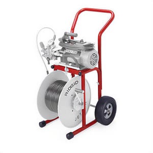 Ridgid® 64737 Cart with Hose Reel H-30, for Use with Model KJ-1350/KJ-1750 1-1/4 to 4 in Water Jetter