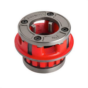 Ridgid® 37410 Hand Threader Die Head 12-R, 1-1/2 in Nominal, NPT Thread, Right Hand Thread Direction, Alloy Steel Die